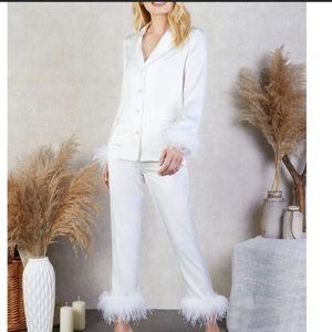 Nadine Merabi Darcie white pyjamas